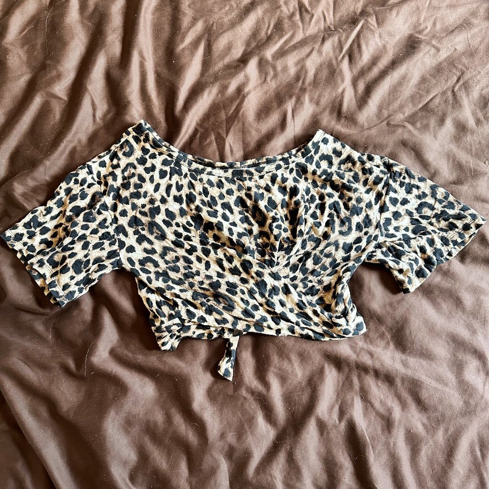 Victoria Secret Leopard Crop Top